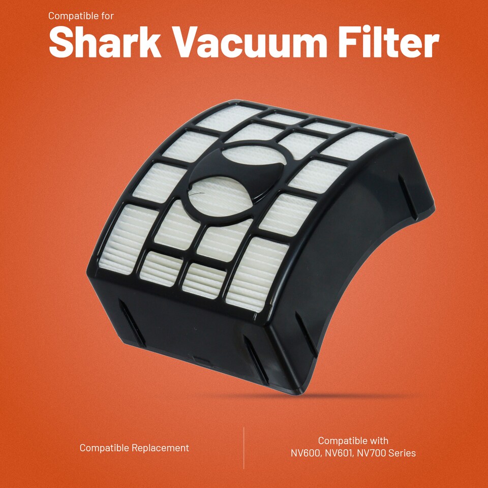 image 1 of Reliapart Vacuum Cleaner Foam, Felt & HEPA Filter Kit - Shark NV600 NV601 NV700