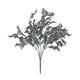 image 1 of Artificial Pewter Glitter Holly Bush - H52cm