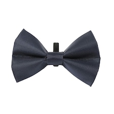 Digby & Fox Plain Dog Bow Tie - Indigo - L
