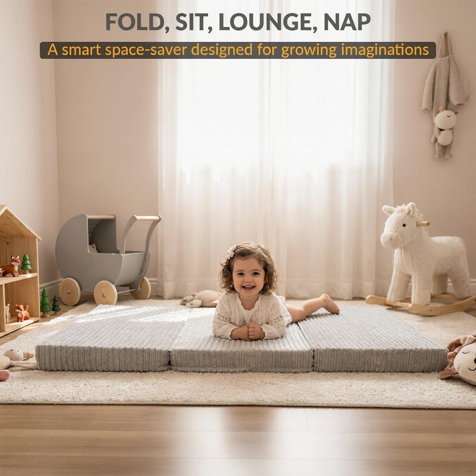 image 1 of Cord Tri-Fold Mattress Z Bed Futon Sofa Chair Mattress