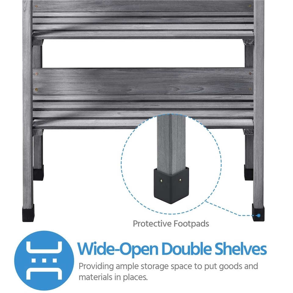 image 1 of Yaheetech 3-layer Outdoor Potting Bench Gardening Table