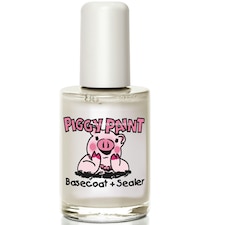 Piggy Paint Kid-Friendly Nail Polish Basecoat + Sealer 15ml Clear