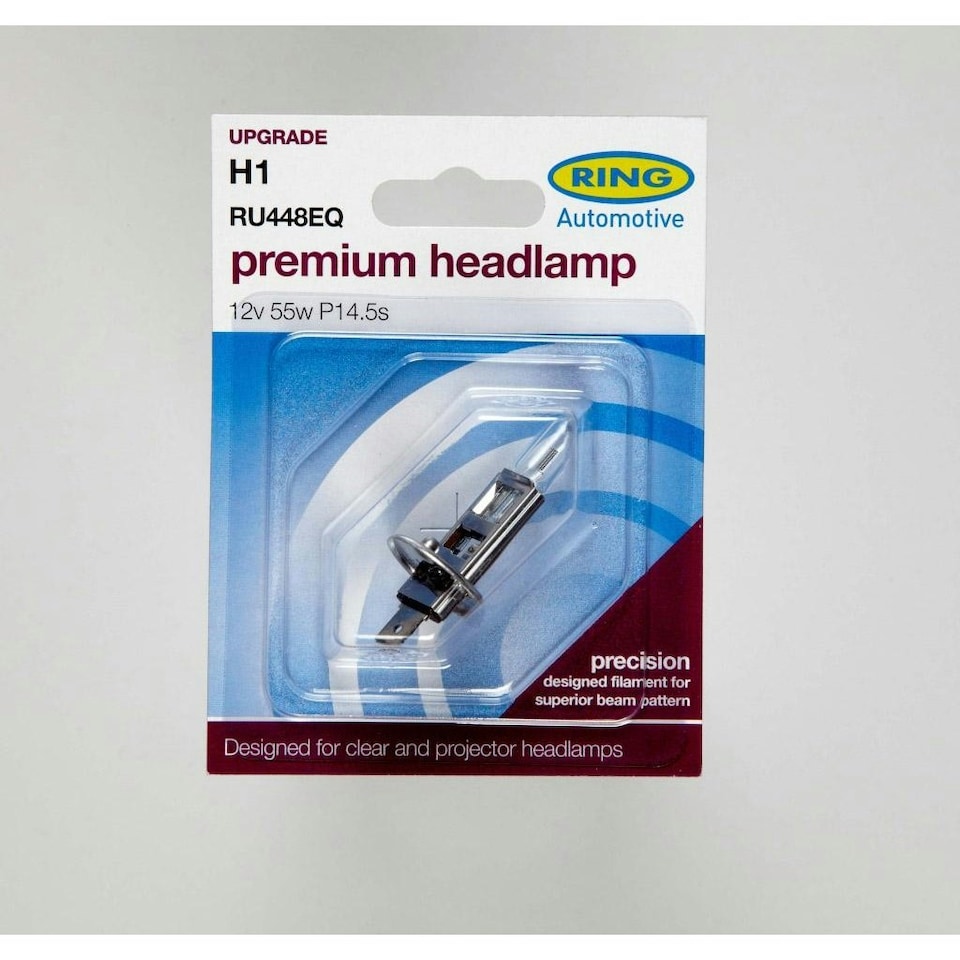 image 1 of Ring Automotive H1A 55W Halogen Premium Headlamp - Silver - One Size