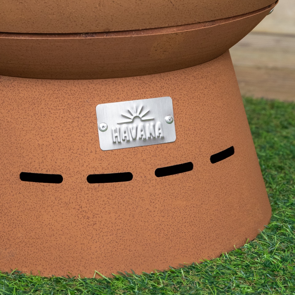 image 1 of 57cm Steel Helios Fireglobe Outdoor Garden Fire Pit
