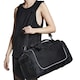 image 2 of Quadra Teamwear Locker Duffle Bag (30 Litres) (Pack of 2) - Black/Light Grey - One Size