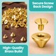 image 3 of 9.5 x 6mm Cone Spike Studs Screw Back for Leather Craft - 50pcs