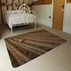 image 3 of Aerial view of hay bale fields (Rug) Cream | L