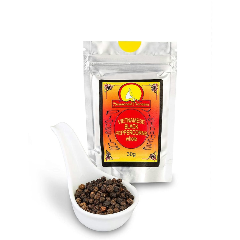 Seasoned Pioneers Vietnamese Black Peppercorns 30g