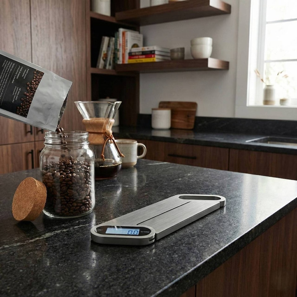 image 1 of Digital Kitchen Scale 5kg Stainless Steel LCD