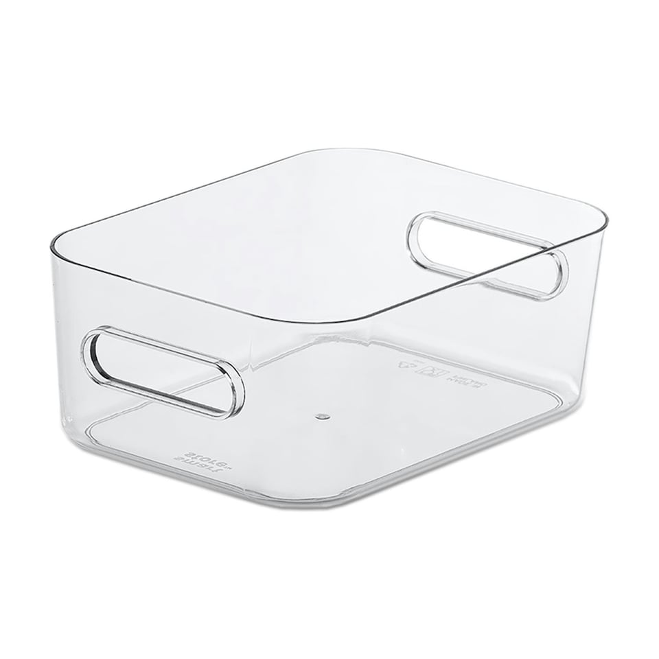 image 1 of SmartStore Compact Clear Modular Storage Bin Container For Kitchen, S