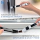 image 4 of Micro Cleaning Tool Precision Cleaning for Gaps & Tracks Brush Set Keyboard Blinds Windows | Blue | Blue, Black | One Size