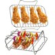 image 1 of SPARES2GO Grill Shelf Racks Compatible with Instant Vortex Plus 7.6L Air Fryer (+ 4 Skewers)