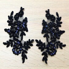 Navy Blue Naomi Appliques for Dressmaking - per pack