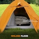 image 4 of Outsunny Double Layer Camping Tent for 1-2 Man, 2000mm Waterproof, Green