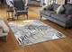 image 2 of Gold & Black Leaves Rug | Multi