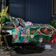 image 2 of Signature Teal Duvet Cover Set – 100% Cotton, 200 Thread Count, Digital Print & Piped Edge Multi | Multicoloured | King