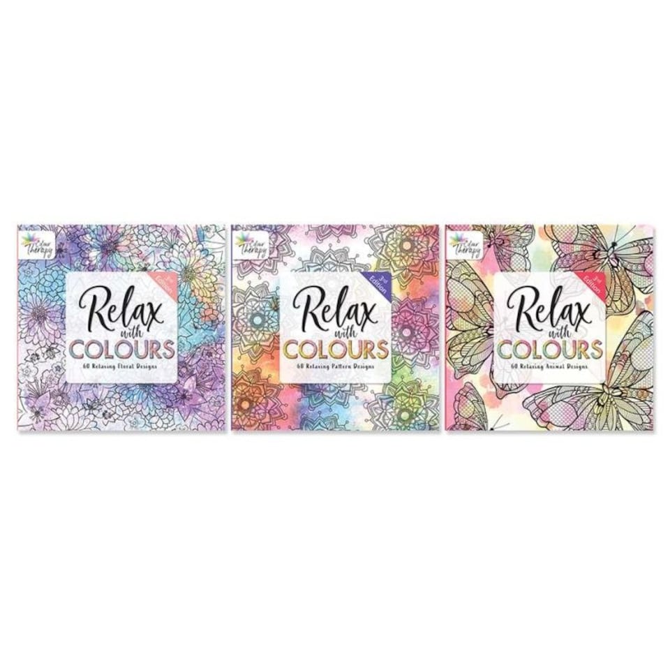 image 1 of Single Colouring Book - Relax with Colours