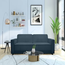 Allie 3 Seaters Sofabed Blue Corduroy | Blue | Blue | Three Seater