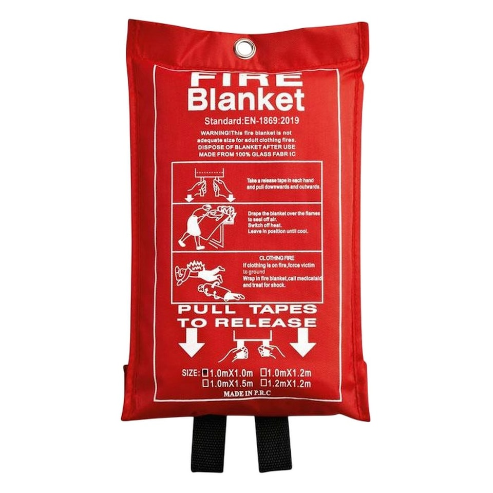 image 1 of MidOcean Blake Fire Blanket - Red - One Size