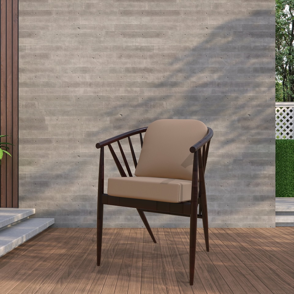 image 1 of Covers&All Outdoor 5 in Seat / Back Cushion with Highly Durable Cover Rite Fabric, 22 in W x 24 in L x 5 in Thick, Beige