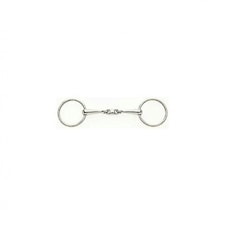 Lorina Loose Ring Snaffle With Lozenge - Silver - 6in