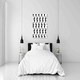 image 2 of Tribal art, Egyptian vintage ethnic (Canvas Print) 91cm x 91cm