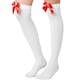 image 1 of Knee high socks with Red Bow