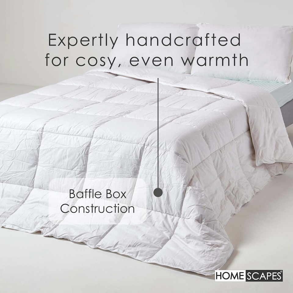 image 1 of Homescapes Mulberry Silk 13.5 Tog Duvet, King