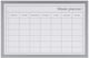 image 1 of KAV Dry Wipe Weekly Planning Board with Pen - Aliminuim Frame Whiteboard for Wall Magnetic Surface Calendar 400x600 MM(Silver)