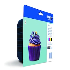 Brother LC123 Value Multipack - Black/Cyan/Magenta/Yellow - Black/Cyan/Magenta/Yellow (Pack Of 4).
