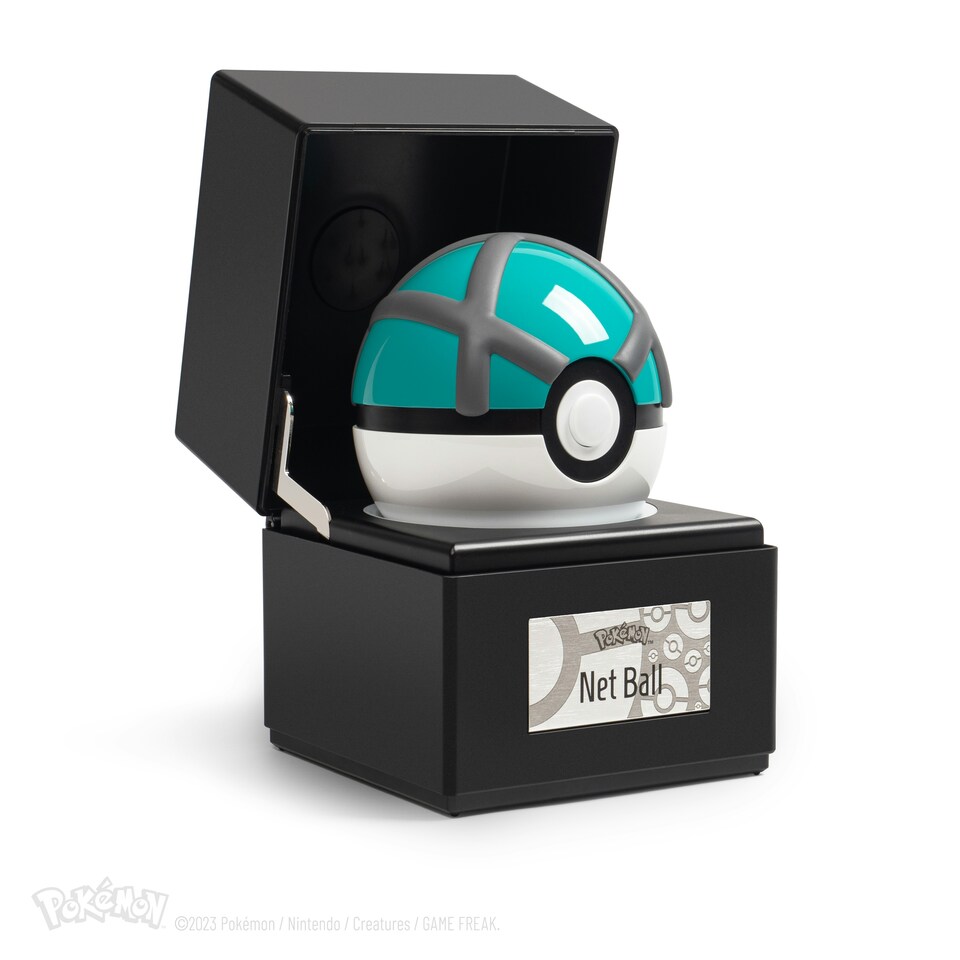 image 1 of Pokémon Die-Cast Net Ball Replica Blue