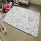 image 4 of Learning online (Rug) White | Large: 140x200cm