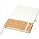 image 1 of JournalBooks Evora A5 Cork Thermo PU Notebook - White - A5