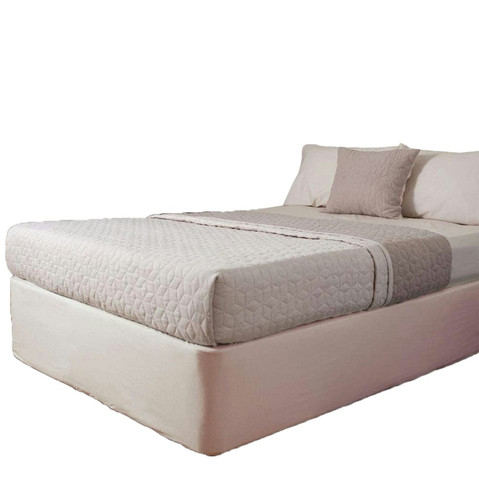 image 1 of Belledorm Jersey Base Wrap - Powder Pink - Superking