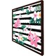 image 3 of Floral flamingos (Picutre Frame) White | XS