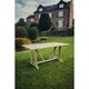 image 1 of Clover Table - Pressure Treated Timber - L179.5 x W92 x H78 cm - Partially Assembled Brown