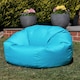 image 3 of icon Classic Indoor Outdoor Bean Bag Aqua Blue Bean Bag Chair Blue