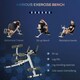 image 7 of HOMCOM Abdominal Trainer Core Workout Exercise Foldable Adjustable Steel Frame