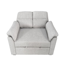 Vico 2 Seater Sofa Bed in Grey, Silver or Beige | Silver | One Size