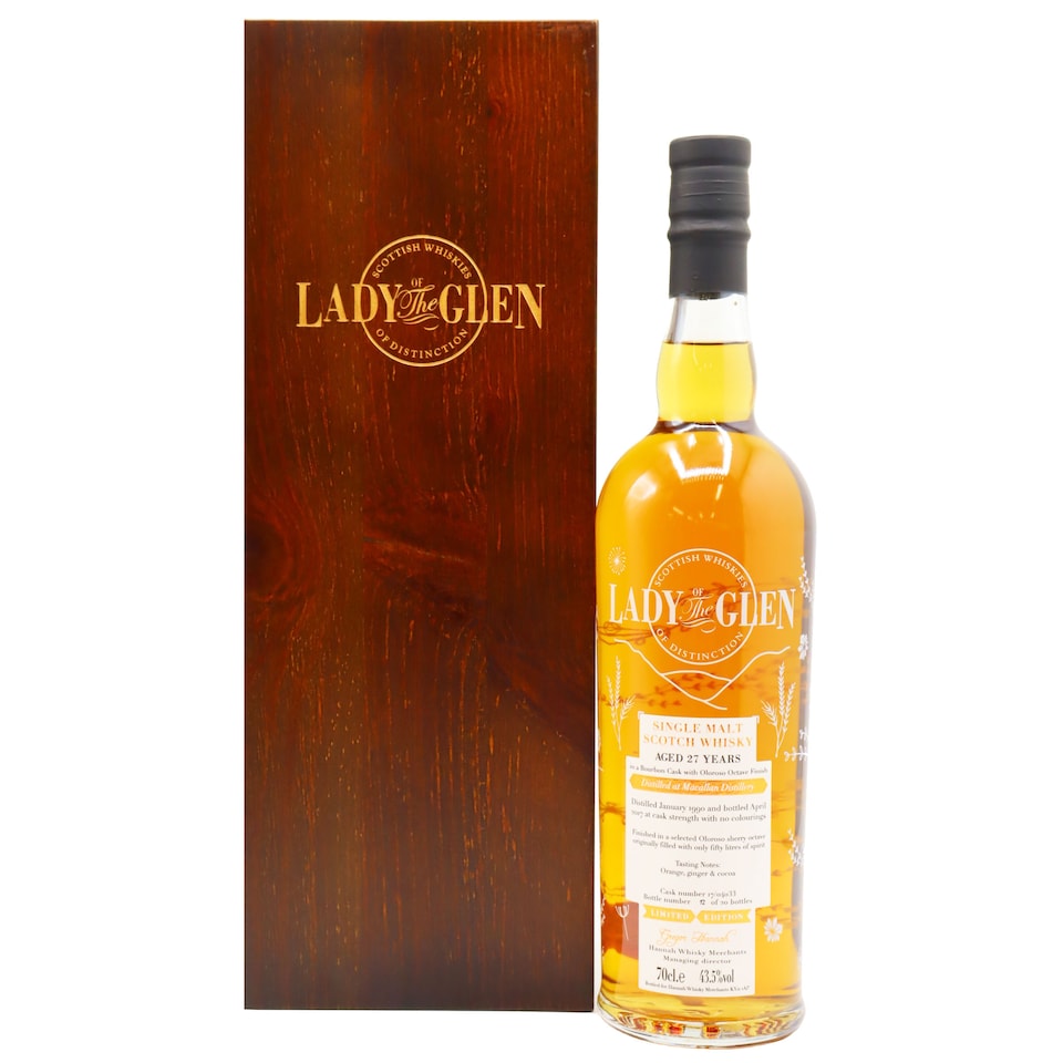 The Macallan Lady Of The Glen Single Cask 1990 27 year old Whisky