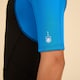 image 5 of Decathlon BOY’S SURFING 1.5 MM NEOPRENE SHORTY WETSUIT 500 BLUE BLACK