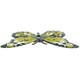 image 2 of Small Yellow Metal Butterfly Garden/Home Wall Art Ornament 11x8.5cm