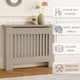 image 9 of Neo Grey Belgravia Decorative Radiator Cover Cabinet | Grey | Grey | M