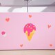 image 8 of ZONEKIZ  2 in 1 Wooden Kids Storage Bench, Toy Box w/ Safety Rod - Pink 