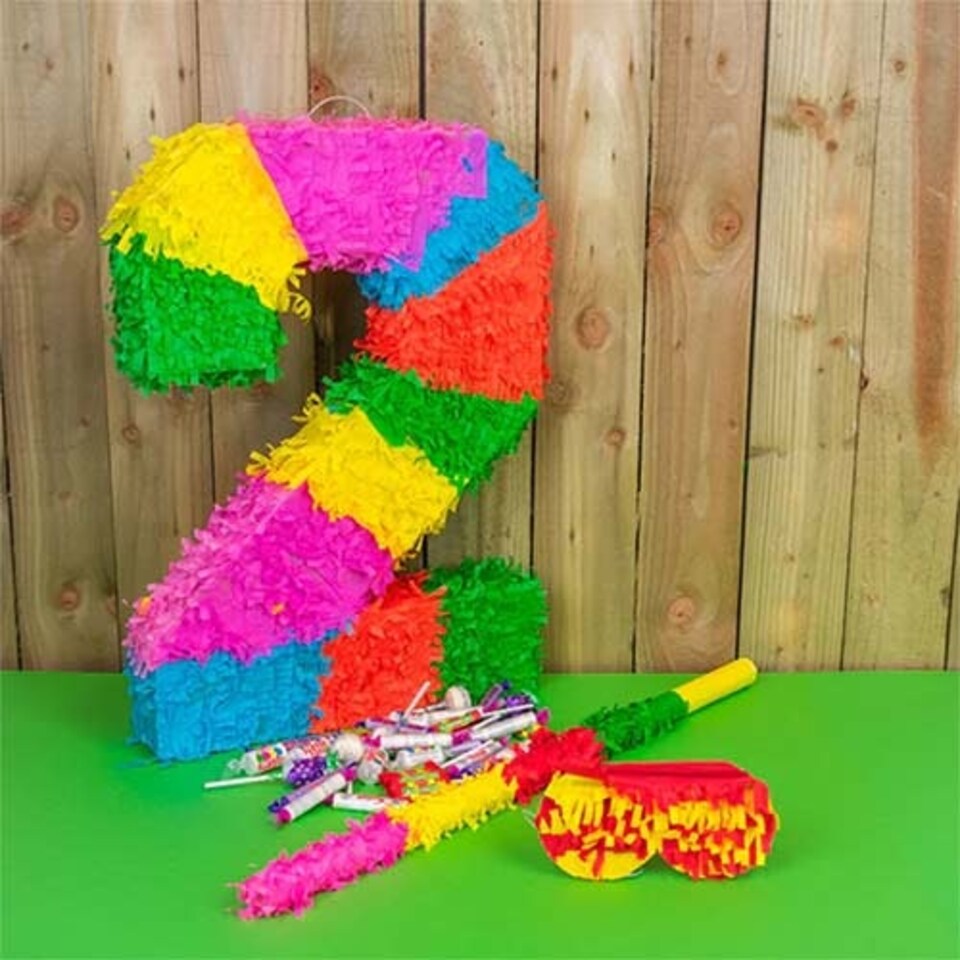 image 1 of Number 2 Standard Pinata 50cm