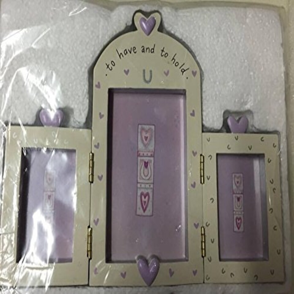 image 1 of To Have and to Hold Triple Photo Frame