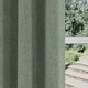 image 3 of Austin Green Blackout Curtains 66 x 90 inch (168 x 229 cm) 100% Blackout Eyelet Thermal Noise Reducing Curtains for Bedroom and Living Room