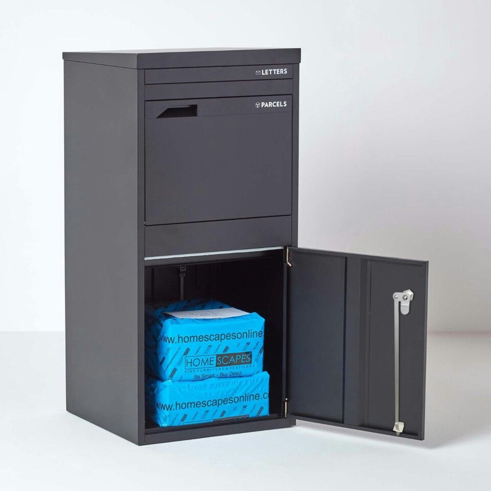 image 1 of SMART PARCEL BOX® Extra Large Front & Rear Access Black Black