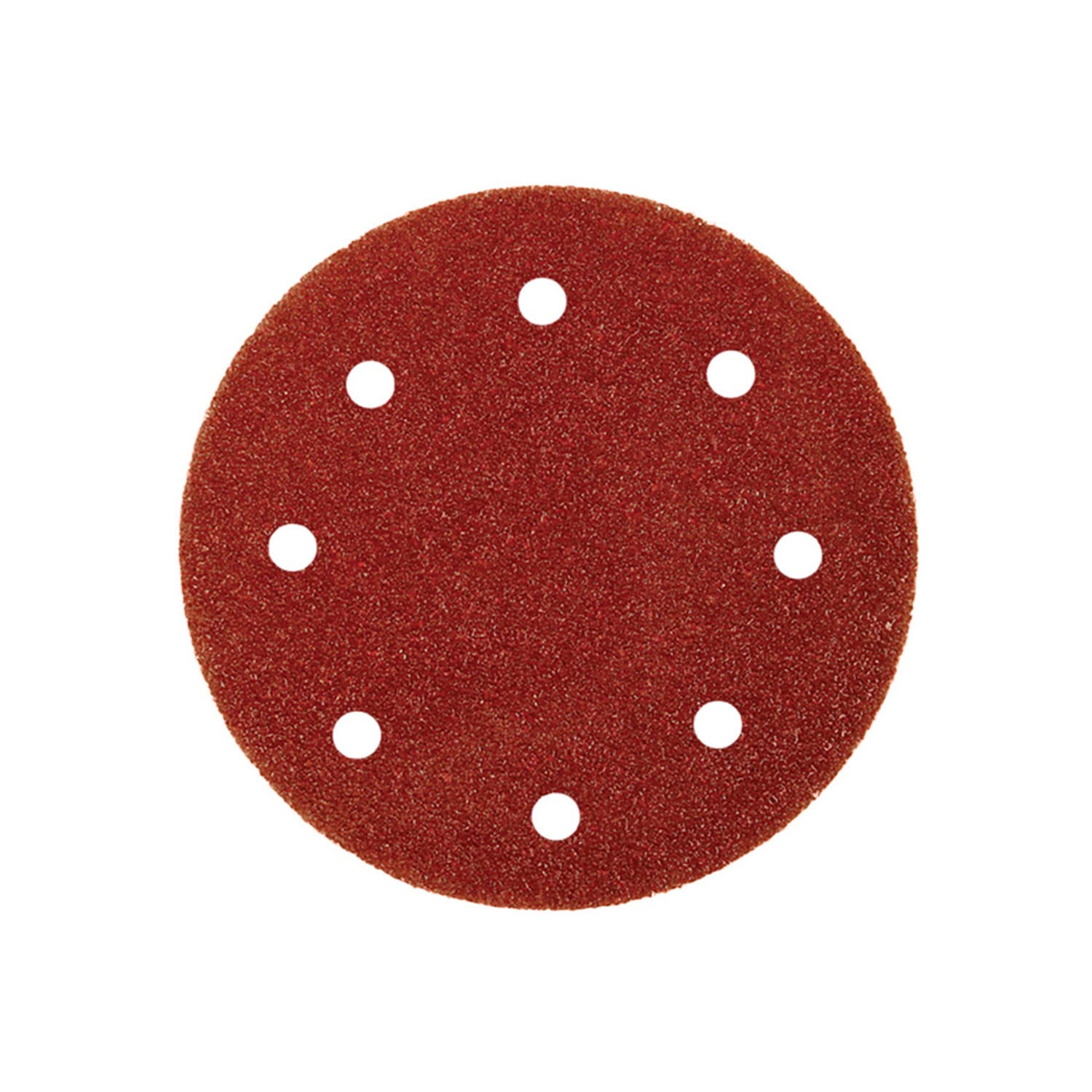 Abracs Hook & Loop Sanding Disc 125mm, 80 Grit - ABABHL8125080 - Box of 25 in Red