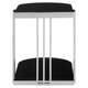 image 3 of Interiors By Premier Durable Silver U Shaped Side Table, Luxurious Finish Side Table By Couch, Modern Design Lounge Table Silver